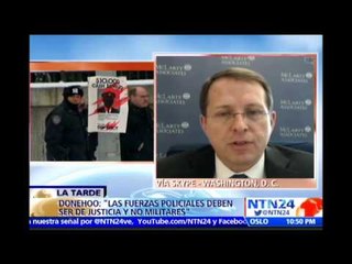 "Fuerzas policiales en EE.UU. deben ser de justicia y no militares": Asesor de NTN24