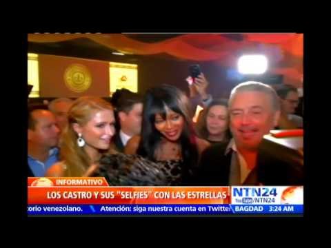 Hijo de Fidel Castro aparece tomándose selfies con Paris Hilton durante exclusivo evento