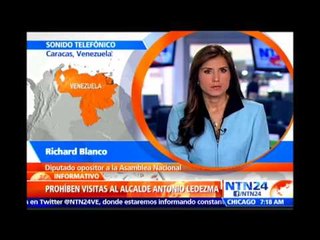Richard Blanco asegura que no lo dejaron ver a Ledezma por "miedo” a los que aún quedan libres