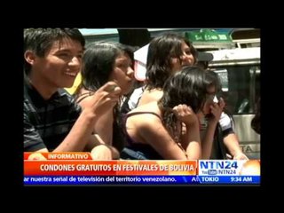 Reparten más de dos millones de condones en Bolivia como campaña de prevención contra el Sida