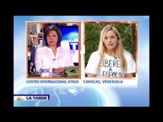 Esposa de Leopoldo López asegura en NTN24 que “teme por la vida en prisión del político venezolano”