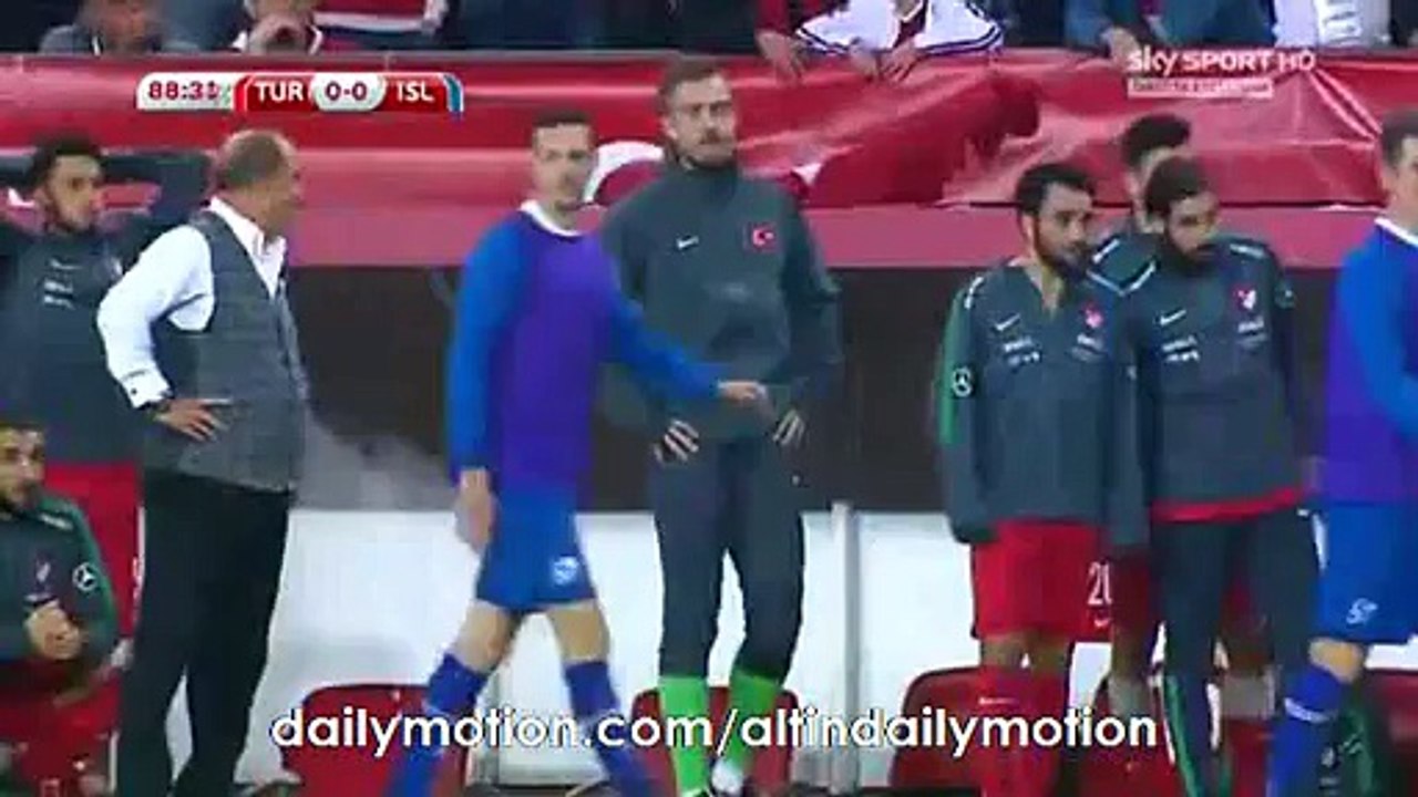 Selcuk Inan Incredible Free Kick Goal - Turkey 1-0 Iceland - Euro 2016 - 13.10.2015
