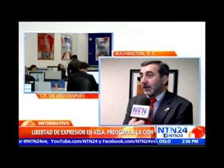 CIDH está "analizando" situación en Venezuela: Edison Lanza, relator especial