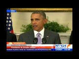 Obama asegura que la coalición liderada por EE.UU. avanza y el Estado Islámico 
