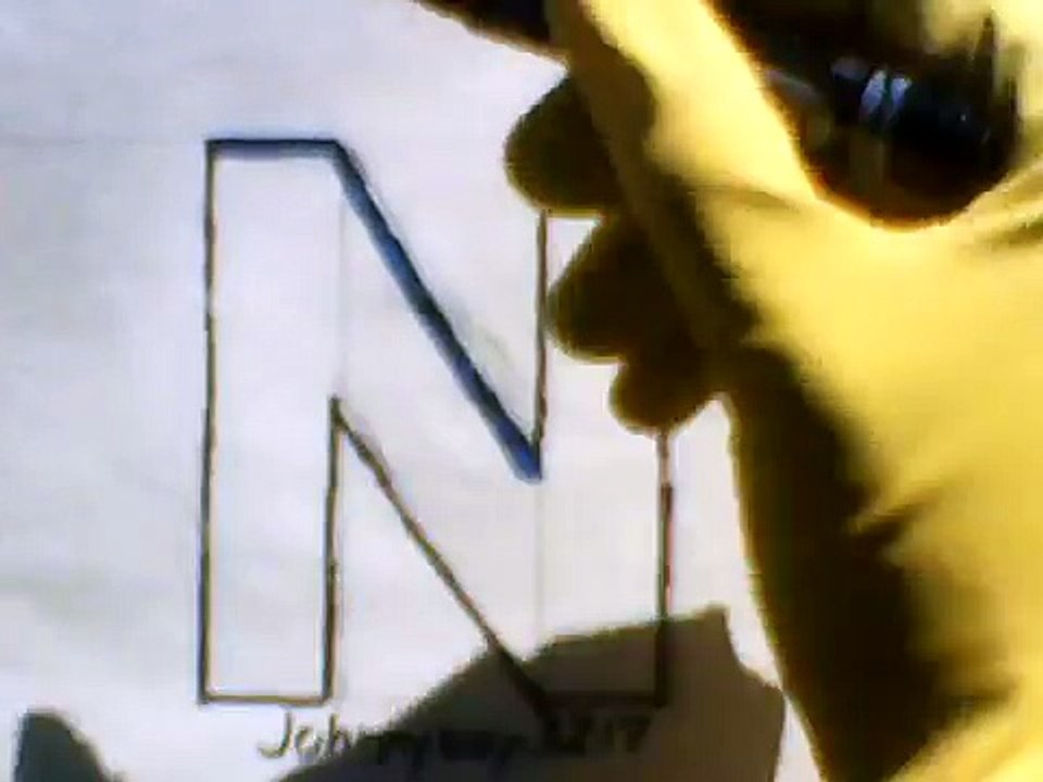 How To Draw The Letter N step by step tutorial learn teach alphabet abc lettering
