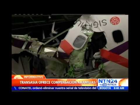TransAsia ofrece compensación a víctimas del accidente que ha dejado 40 muertos