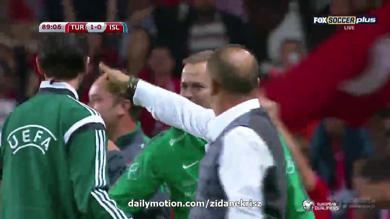 1-0 Selcuk Inan Amazing Last Minute Free-Kick Goal | Turkey v. Iceland 13.10.2015 HD