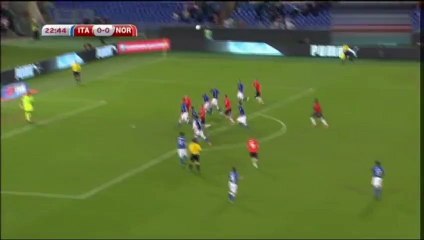 اهداف مباراة ايطاليا و النرويج ١٣-١٠-٢٠١٥