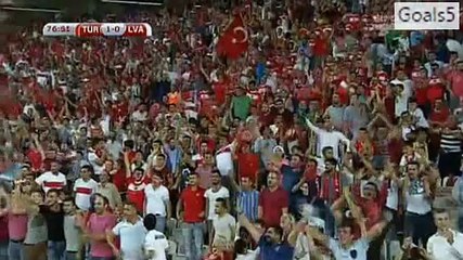 Selcuk Inan Goal Turkey 1 - 0 Latvia EURO Qualifications 13 October 2015 HD