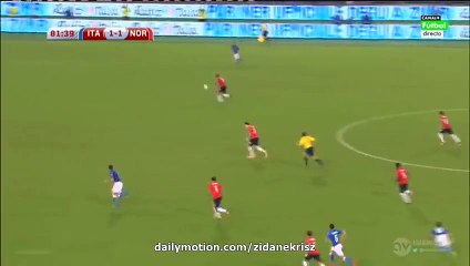2-1 Graziano Pellè Goal HD  Italy v. Norway 13.10.2015 HD