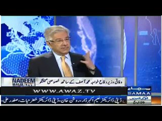 Nadeem Malik’s Questions Made Khawaja Asif Speechless