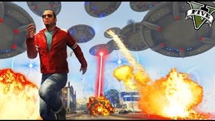 GTA 5 - 20 OVNIS CONTRA MI!!! - GTA 5 PC Mods - NexxuzHD