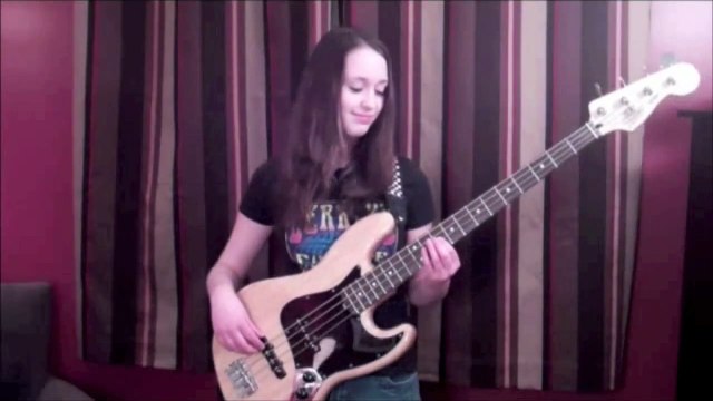 Jeff Beck - Cause We've Ended as Lovers (Cover) Tal bass solo backing track