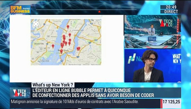 What's Up New York: Bubble, la plateforme qui permet de créer un site web ou une application sans coder - 13/10