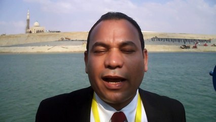 عبد الجواد أبو كب رئيس تحرير بوابة روزاليوسف فى قناة السويس الجديدة يونيو2015