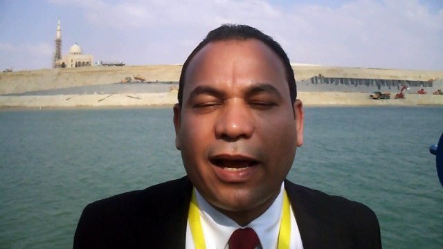عبد الجواد أبو كب رئيس تحرير بوابة روزاليوسف فى قناة السويس الجديدة يونيو2015