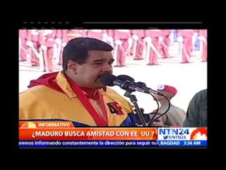 Скачать видео: Nicolás Maduro delega a Ernesto Samper la tarea de iniciar contactos diplomáticos con Estados Unidos