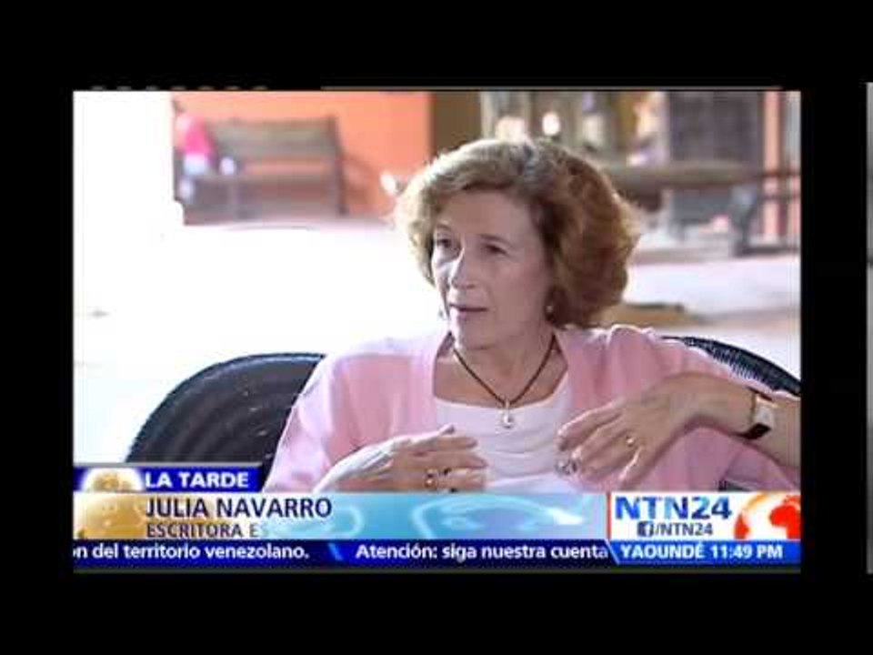 Julia Navarro habla sobre su novela del conflicto árabe-israelí y diálogos entre FARC y el Gobierno