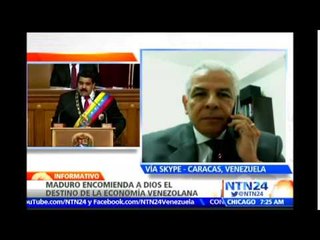 Maduro ratifica quiebre de Vzla dejando al "pueblo hambriento" en manos de 'Dios': Diputado opositor