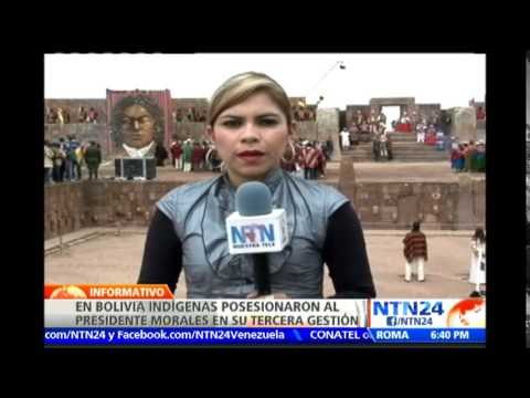 Evo Morales se posiciona en su tercer mandato presidencial en medio de rituales indígenas en Bolivia