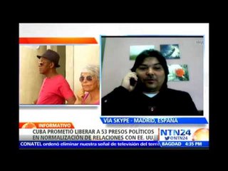 Ex-preso cubano afirma que en la lista de excarcelados hay personas "que no han sido liberadas"