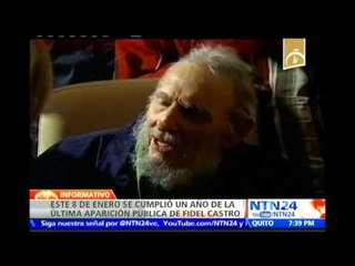Se cumple un año de la última aparición pública de Fidel Castro