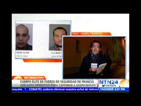 Fuerzas de élite llegan al lugar donde fueron vistos sospechosos de atentado contra ‘Charlie Hebdo’