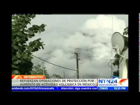 Dos volcanes ponen en alerta a México por el aumento de su actividad y recientes erupciones