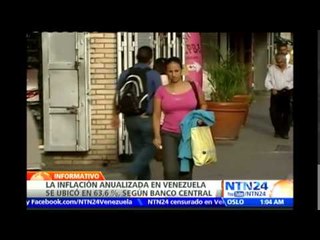 Venezuela entra en recesión y registra inflación anualizada de 63,6% a noviembre