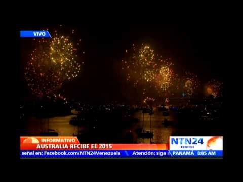 Países alrededor del mundo reciben el año nuevo 2015 con fiestas y pirotecnia