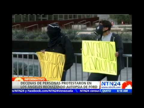 Protestas en Los Ángeles en rechazo a autopsia del joven afroamericano muerto a manos de policías