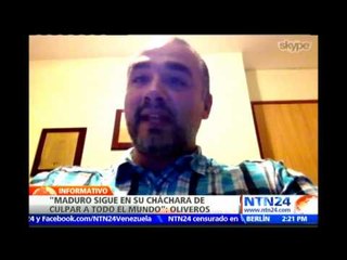 "Maduro sigue pensando que la crisis económica no es de gravedad": Economista venezolano