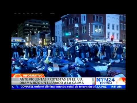 Ola de protestas por muertes de afroamericanos en Estados Unidos desataron tensión racial en el 2014