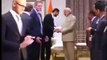 Satya Nadella Wipes Hands Clean After Shaking Hand With Modi (VIDEO)