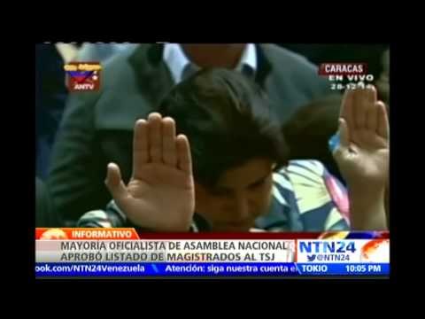 Mayoría oficialista elige a los 14 nuevos magistrados del Tribunal Supremo de Justicia de Venezuela