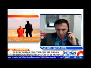 Comité para la Protección de Periodistas confirma  la muerte de al menos 60 reporteros en el 2014