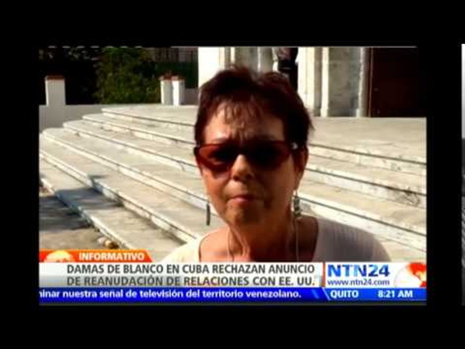 Damas de Blanco rechazan anuncio de reanudación de relaciones entre EE.UU. y Cuba