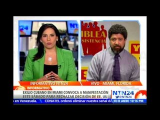 Secr. del Directorio Democrático Cubano habla de rechazo a reinicio de relaciones con EE.UU.