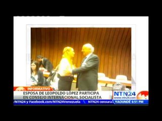 Tintori pide respaldo a López en primera jornada del Consejo de  Paz y Seguridad Internacional