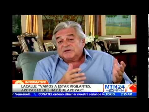 Tabaré Vázquez es el legítimo presidente de todos los uruguayos: expresidente Lacalley