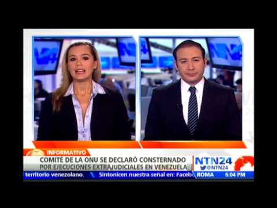 Comité de la ONU expresa consternación por "ejecuciones extrajudiciales" en Venezuela