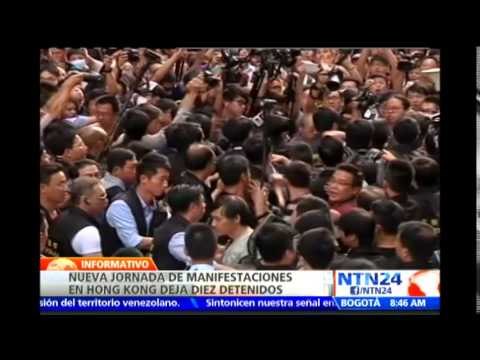 Nuevos enfrentamientos en Hong Kong dejan decenas de detenidos y varios heridos