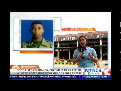 Expectativa en Arauca por la liberación de los dos soldados profesionales secuestrados por las FARC