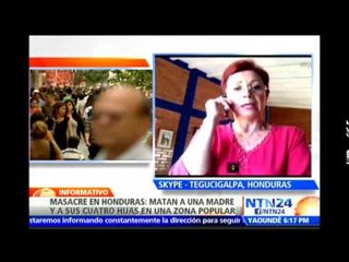 Casos de feminicidio en Honduras son producto de “una descomposición social”: exministra
