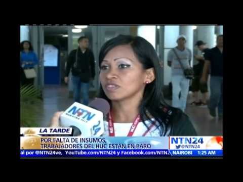 Trabajadores del Hospital Clínico Universitario en Caracas se declaran en crisis y entran en paro