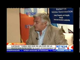 "En Vzla no se ejerce legítimamente el poder y se persigue a los opositores": Luis Alberto La Calle