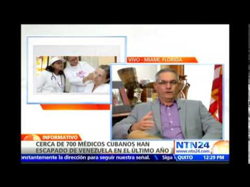 Experto analiza en NTN24 situación de médicos cubanos enviados a Venezuela