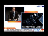 Histórico: módulo Philae de la sonda Rosetta desciende con éxito en un cometa