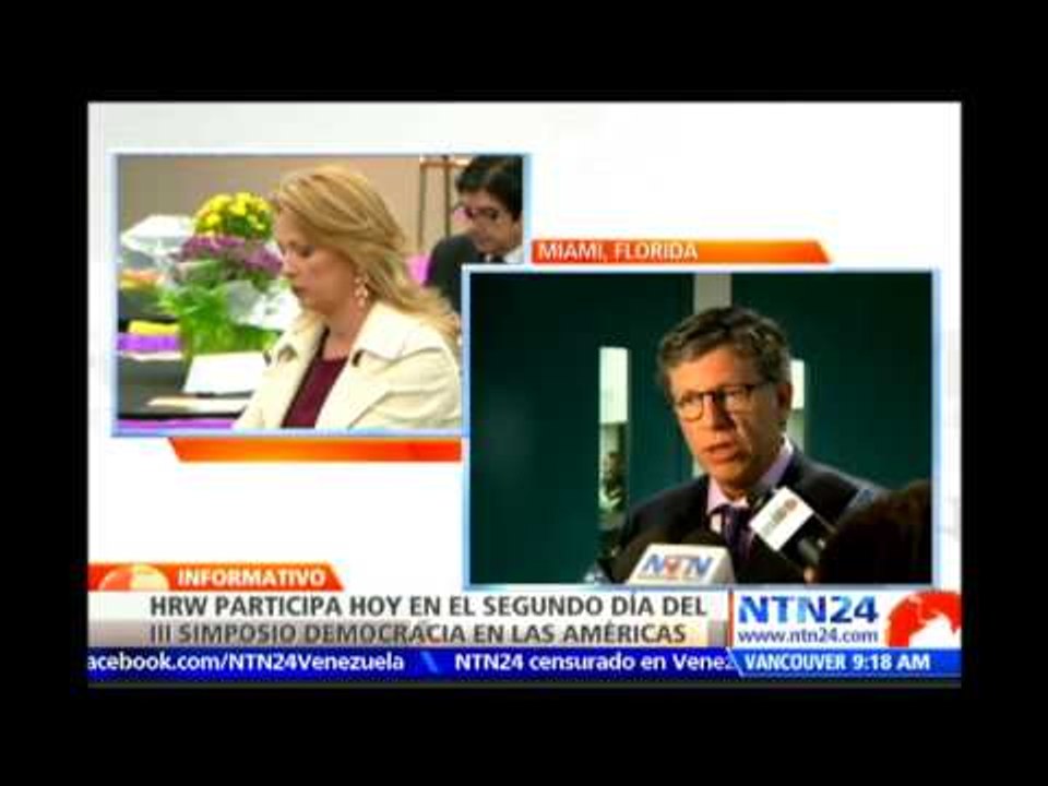 "Gobierno de Vzla rechaza críticas de carácter constructivo": Director de HRW para las Américas
