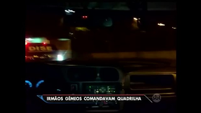 Irmãos gêmeos chefiavam quadrilha de roubo a bancos